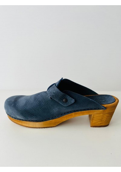 Sanita MALULO Drewniaki Chodaki Electric Blue