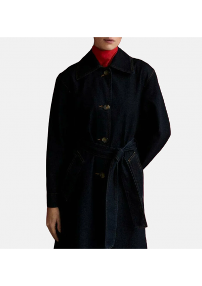 Mango AMELIA - Płaszcz klasyczny - niebieski