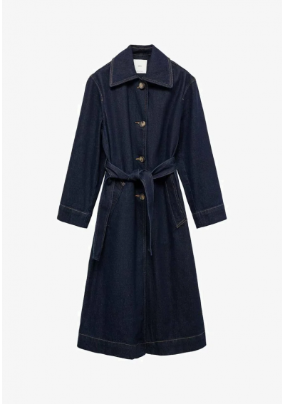 Mango AMELIA - Płaszcz klasyczny - niebieski
