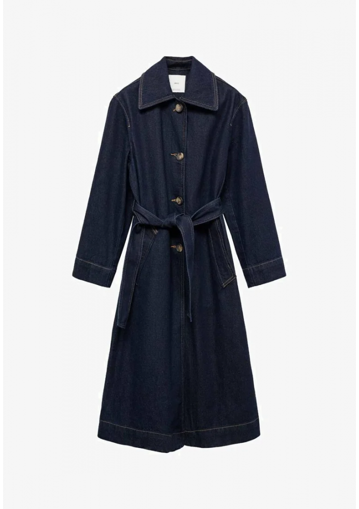 Mango AMELIA - Płaszcz klasyczny - niebieski