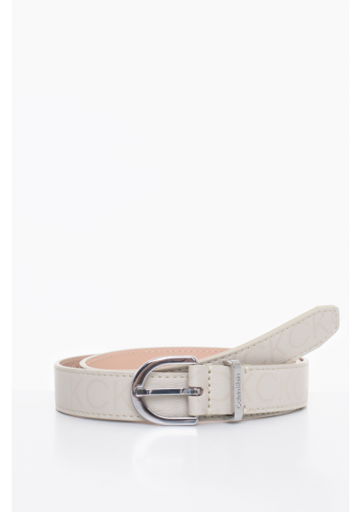 Calvin Klein Pasek OKRĄGŁA KLAMRA 2.5 EPI MONO K60K611925