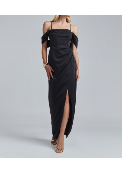 BWLDR Suknia wieczorowa „Bismarck” w kolorze czarnym
