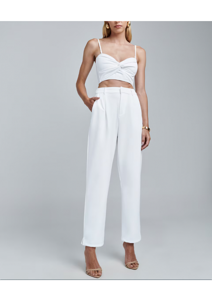 BWLDR Normalny krój Spodnie 'Savay' w kolorze Biały