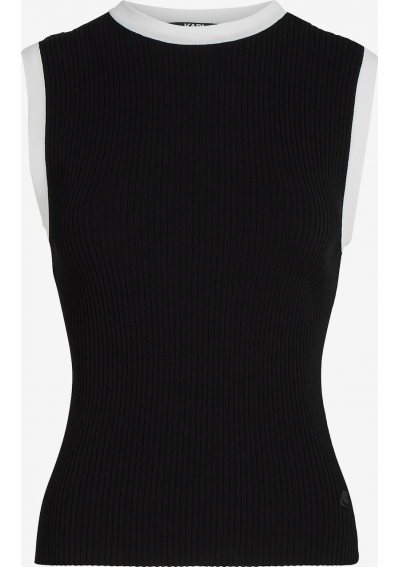 Karl Lagerfeld Top w kolorze Czarny