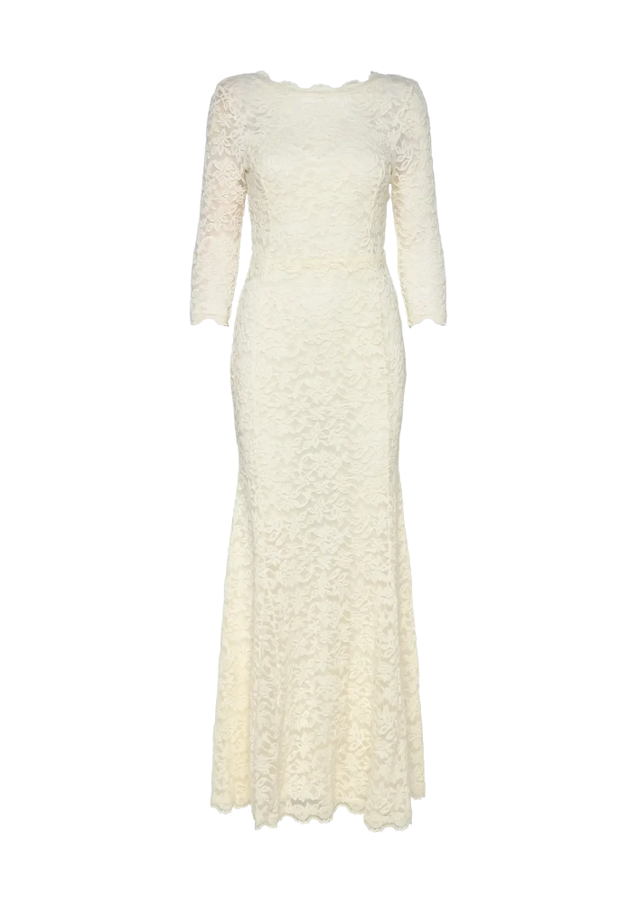 Rosemunde RWDelicia 3/4 Long Bridal Dress - Maxi sukienki