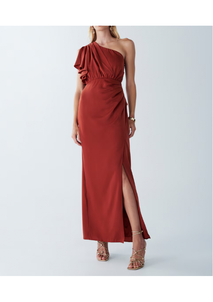 BWLDR Sukienka 'Fargo' w kolorze Ciemnoczerwony