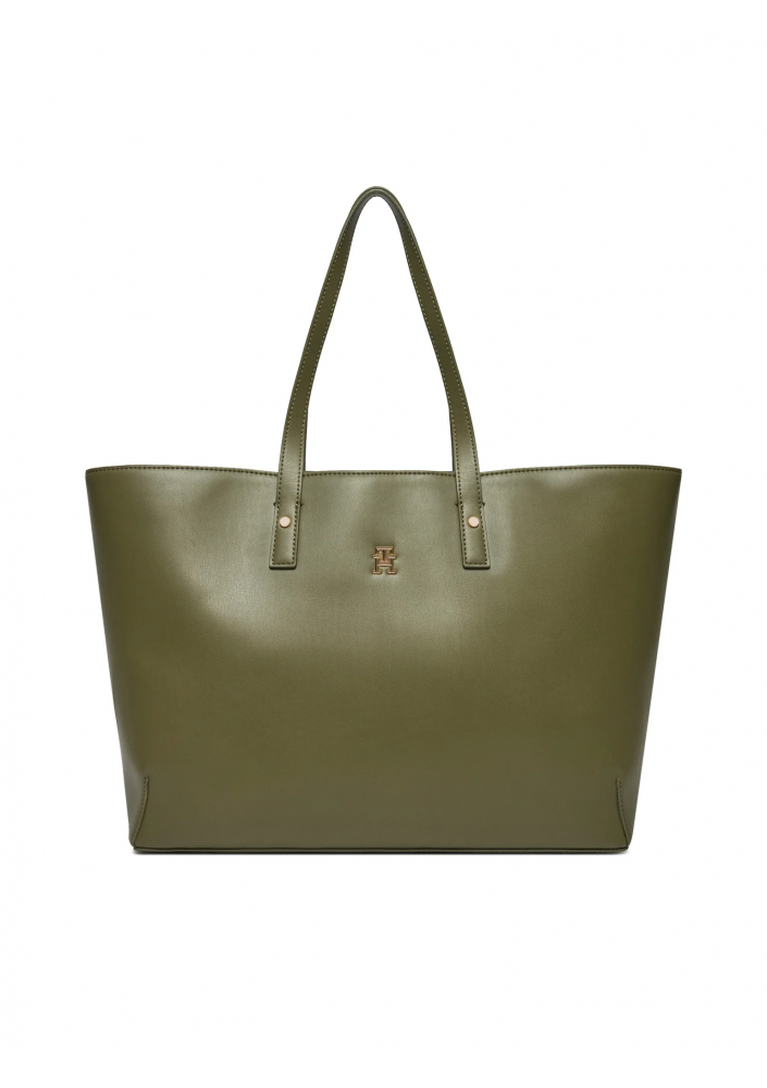 Tommy Hilfiger Torebka Th Chic Tote AW0AW16302 Zielony
