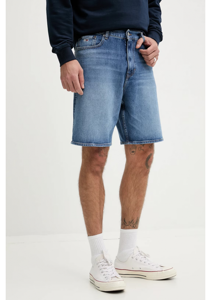 Tommy Jeans szorty jeansowe męskie kolor niebieski DM0DM20952