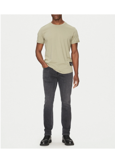 Calvin Klein Jeans T-Shirt J30J323482 Beżowy Regular Fit