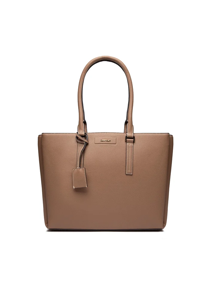 Calvin Klein Torebka Dressed Slim Tote K60K609623 Brązowy