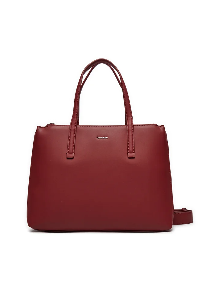 Calvin Klein Torebka Ck Must Medium Tote K60K612279 Bordowy