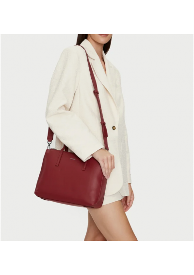 Calvin Klein Torebka Ck Must Medium Tote K60K612279 Bordowy