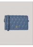 TOMMY HILFIGER Torba typu crossover TH Monogram z pikowaną ramką w kształcie diamentu