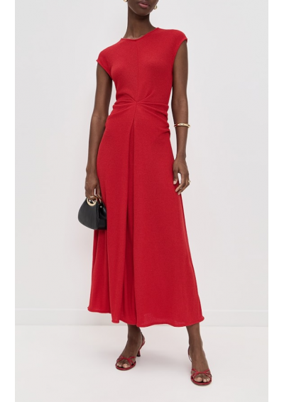 Proenza Schouler White Label Sukienka Miranda w prążki skręcone