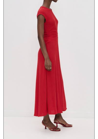 Proenza Schouler White Label Sukienka Miranda w prążki skręcone