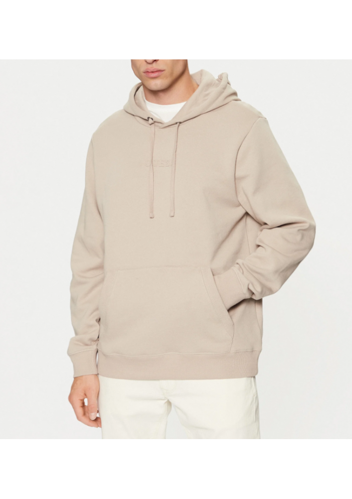 Guess Bluza M4BQ45 K9YH1 Beżowy Regular Fit