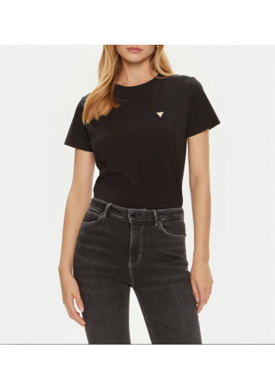 Guess T-Shirt V4YI09 J1314 Czarny Regular Fit