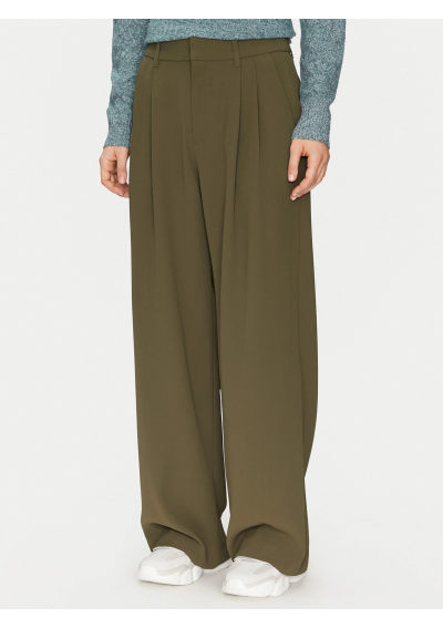 Gap Spodnie materiałowe 855968-02 Zielony Straight Fit