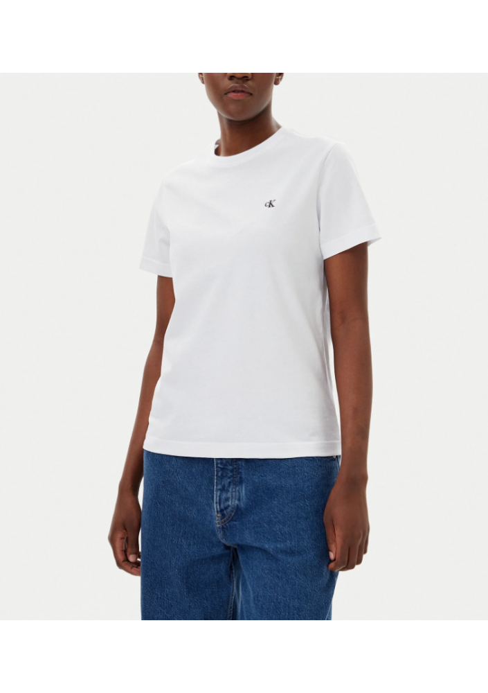 Calvin Klein Jeans T-Shirt LV047B224G Biały Regular Fit