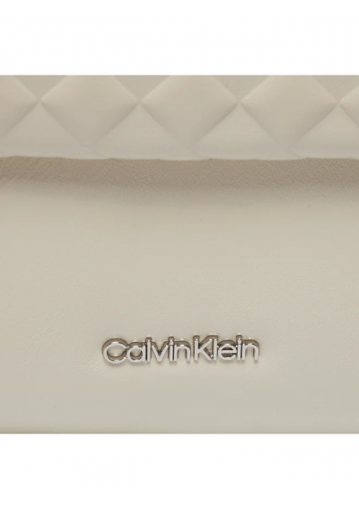 Calvin Klein Torebka Calvin Mini Quilt Camera Bag K60K611884 Écru