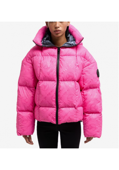 Carlo Colucci „Deane” Kurtka zimowa w kolorze różowym