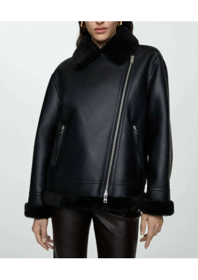 Mango ADRI - Kurtka ze skóry ekologicznej