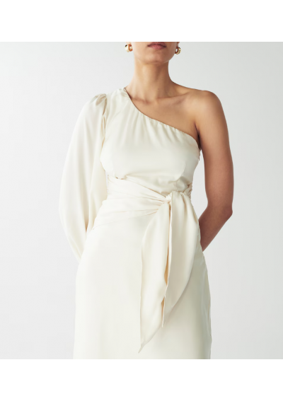St MRLO Sukienka koktajlowa 'Leeta' w kolorze Kość Słoniowa