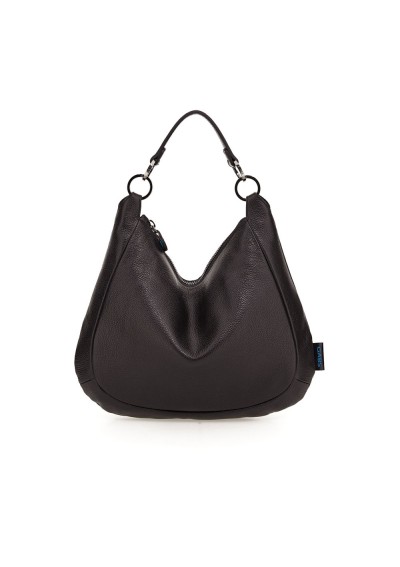 Torba na ramię IRMA ze skóry ruga w kolorze brązowym