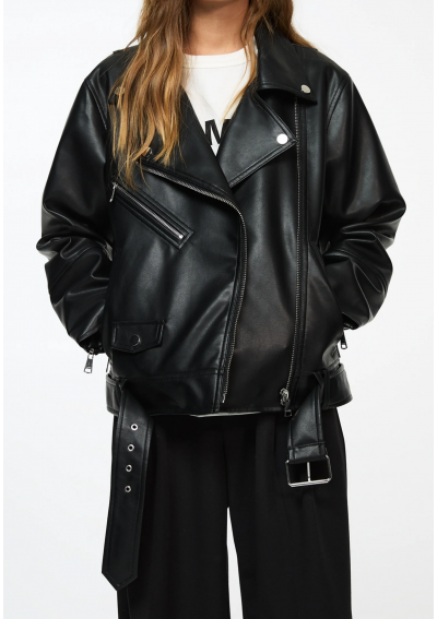 PULL&amp;BEAR Kurtka ze skóry ekologicznej