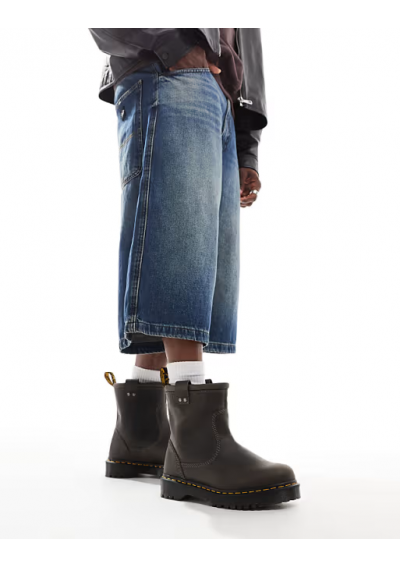 Dr. Martens – Anistone Lo – Brązowe, skórzane sztyblety unisex