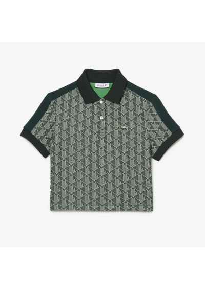 LACOSTE Koszulka Polo Regular Fit z Nadrukiem Monogramu