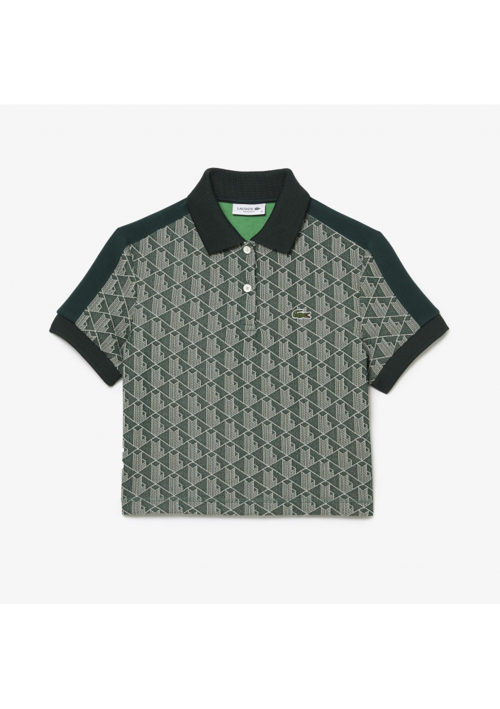 LACOSTE Koszulka Polo Regular Fit z Nadrukiem Monogramu