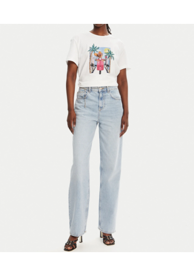 Liu Jo T-Shirt WA5260 JS003 Biały Regular Fit