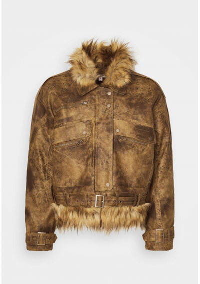 Jaded London UNISEX - Kurtka ze skóry ekologicznej