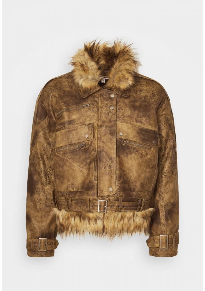 Jaded London UNISEX - Kurtka ze skóry ekologicznej