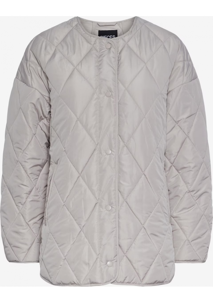 PIECES Kurtka przejściowa 'PCStella' w kolorze Jasnoszary