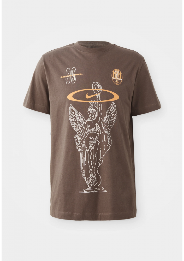 Nike Sportswear CREW TEE - Koszulka z nadrukiem - ironstone