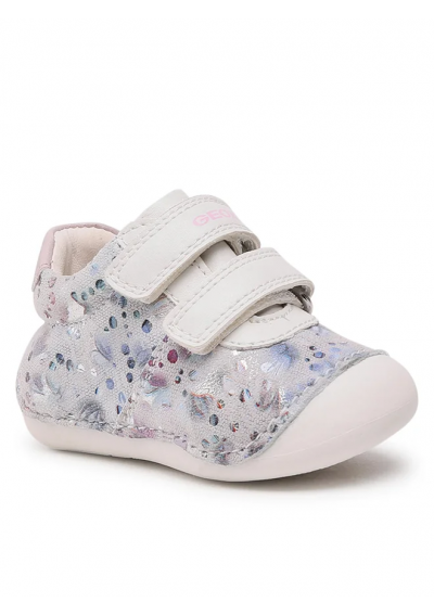 Geox Sneakersy B Tutim B9440B007BCC1002 Biały