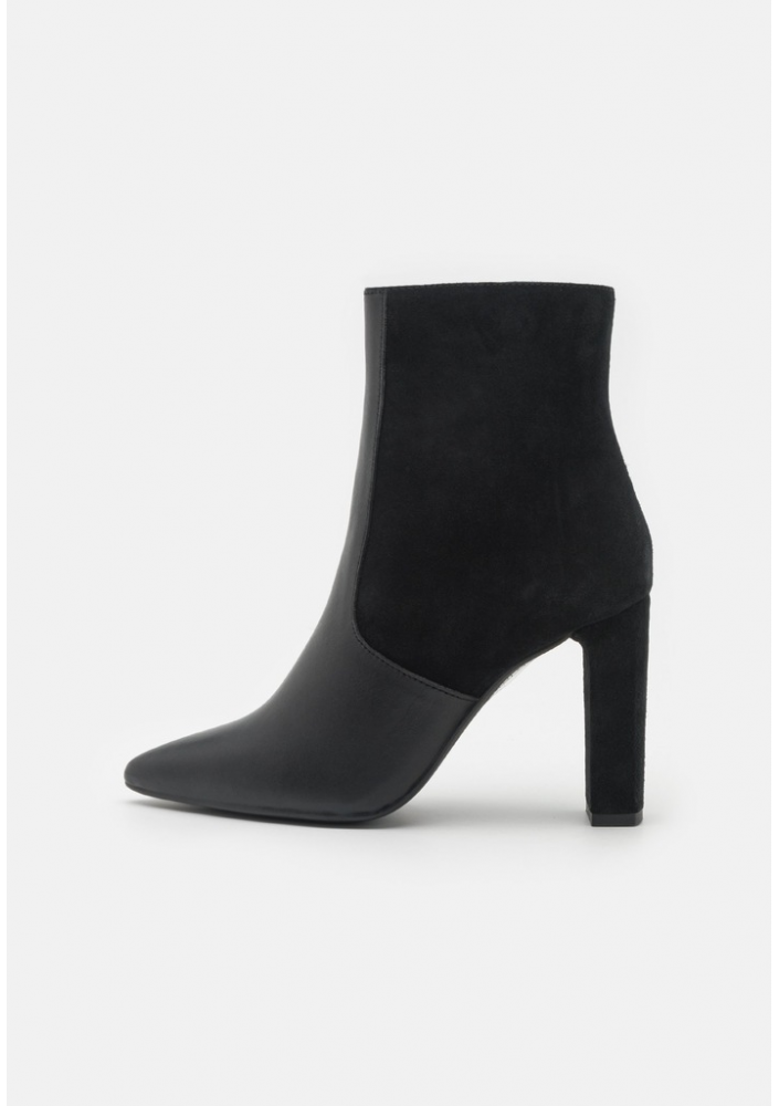 Zign Botki skórzane na słupku