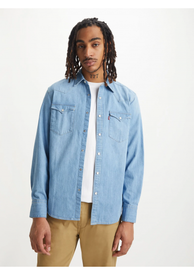 Levi's® Koszula Barstow 857440047 Niebieski Regular Fit
