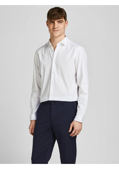 Jack &amp; Jones Koszula 12201905 Biały Slim Fit