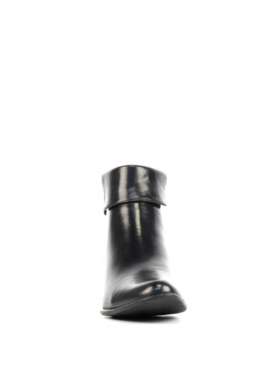 Everybody by BZ Moda 49146 skórzane botki niebieskie