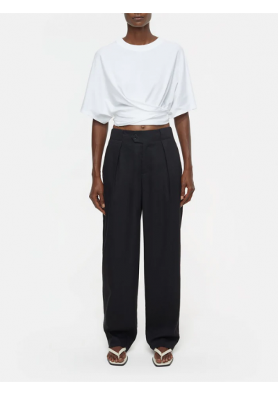 CLOSED MAWSON RELAXED SPODNIE Z WEŁNĄ