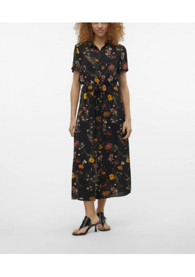 Vero Moda VMSIMPLY - Sukienka koszulowa - black vicka