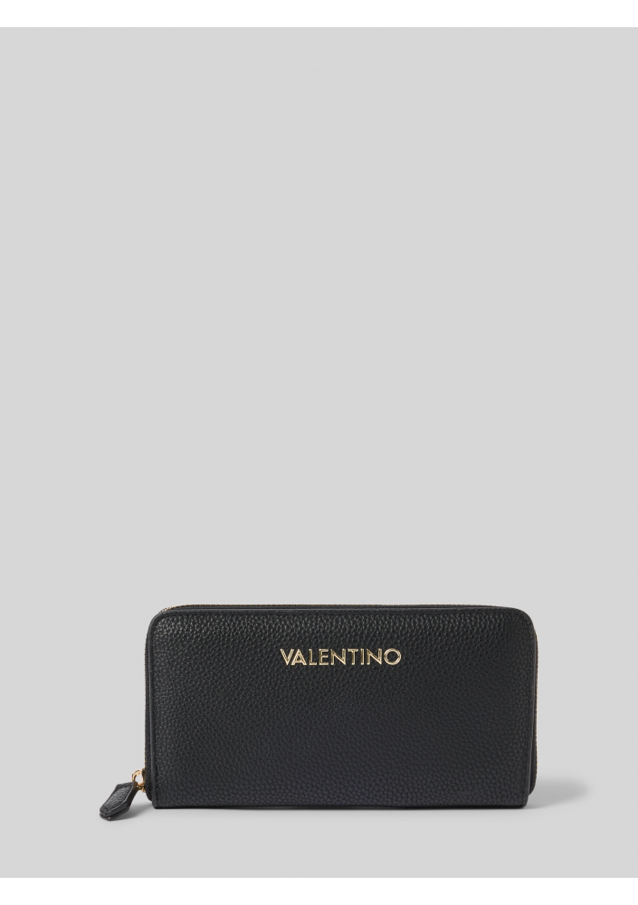 VALENTINO BAGS Portfel z aplikacją z logo - czarny