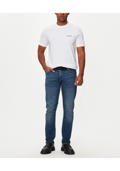 Guess T-Shirt U4BM03 KCAM1 Biały Regular Fit