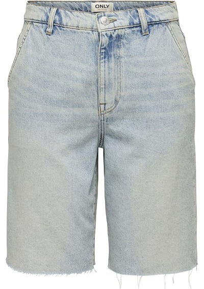 ONLY Onlruth Mw Loose Long Dnm Shorts Dot damskie
