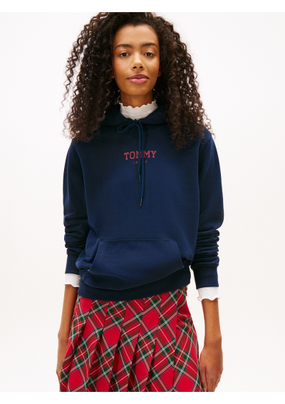 Tommy Jeans Bluzka sportowa 'ESS' w kolorze Granatowym DW0DW21921