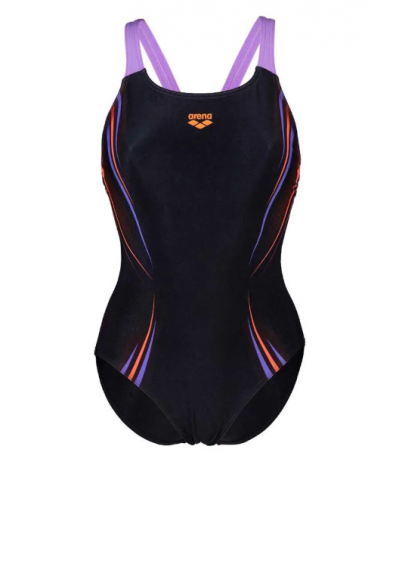 Arena Strój kąpielowy "Spikes" w kolorze czarnym