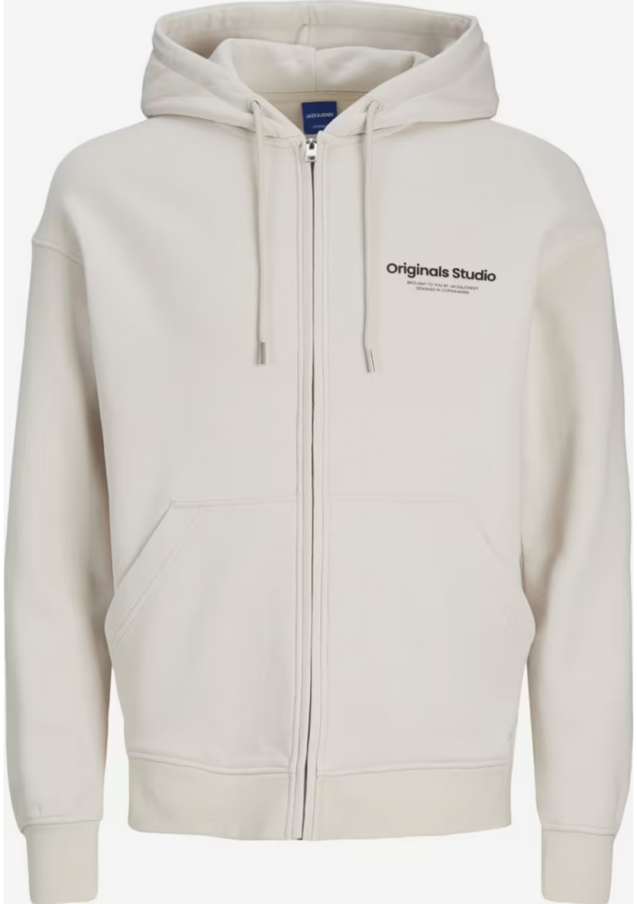 JACK & JONES Bluza rozpinana 'Vesterbro' w kolorze Beżowy